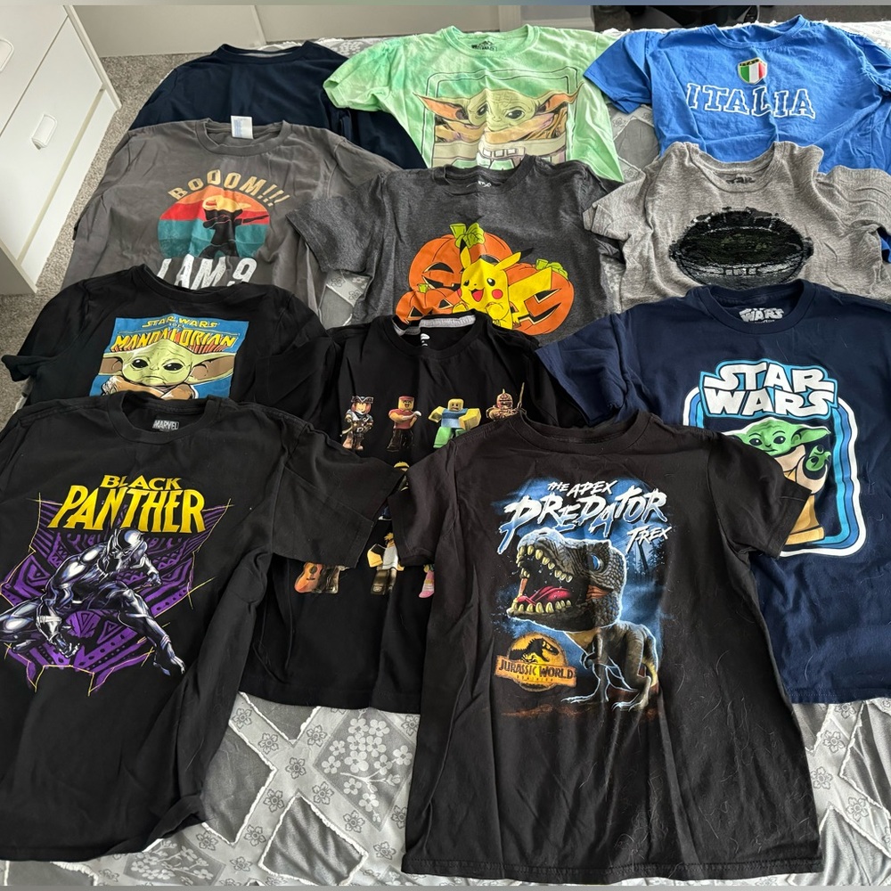 11 boys medium shirts